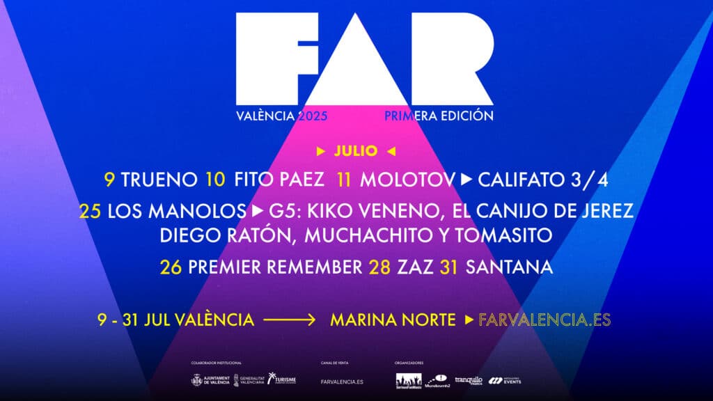 FAR festival valencia line up poster
